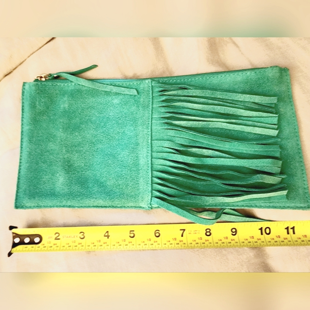 NWT Vintage The LIMITED Suede Clutch